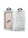 Karl Lagerfeld Karl Lagerfeld Folyékony Szilikon Dupla Fejek MagSafe Hátsó Tok iPhone 17-hez Rózsaszín