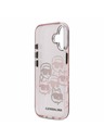 Karl Lagerfeld Karl Lagerfeld IML Multi K&CH Fejek Hátsó Tok iPhone 17-hez Rózsaszín