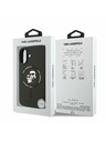 Karl Lagerfeld Karl Lagerfeld Folyékony Szilikon Karl és Choupette MagSafe Hátsó Tok iPhone 17-hez Fekete