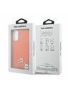 Karl Lagerfeld Karl Lagerfeld PU Karl és Choupette Fejek Csapok MagSafe Hátsó Tok iPhone 17-hez Narancssárga