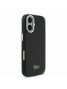 Lacoste Lacoste PVC Ikonikus Petit Pique Fém Logó MagSafe Hátsó Tok iPhone 17-hez Fekete