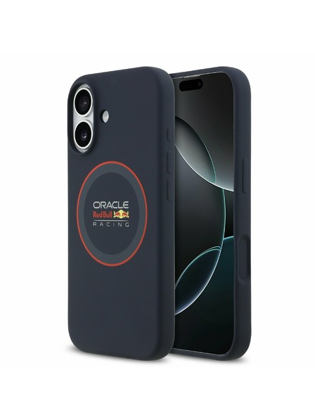 Red Bull Red Bull Szilikon Piros Gyűrű MagSafe Hátsó Tok iPhone 17-hez Sötétkék