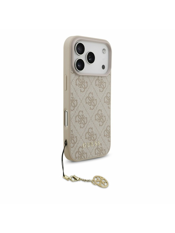 Guess Guess 4G Charm MagSafe Hátlap iPhone 17 Pro számára Tone on Tone Pink