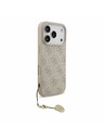 Guess Guess 4G Charm MagSafe Hátlap iPhone 17 Pro számára Tone on Tone Pink