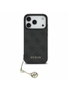 Guess Guess 4G Charm MagSafe Hátlap iPhone 17 Pro számára Tone on Tone Grey