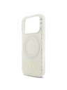 Guess Guess IML Flowers Allover Strap MagSafe Hátlap iPhone 17 Pro számára White