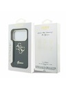 Guess Guess IML 4G Script Metal Logo Hátlap iPhone 17 Pro számára Blue