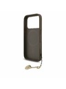Guess Guess 4G Charm MagSafe Hátlap iPhone 17 Pro számára Tone on Tone Brown