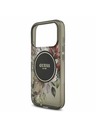 Guess Guess IML Flowers Strap MagSafe Hátlap iPhone 17 Pro számára Black