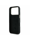 Guess Guess PU Resin Logo Hátlap iPhone 17 Pro számára Black