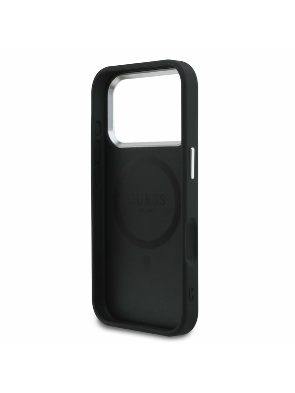 Guess Guess PU Saffiano MagSafe Hátlap iPhone 17 Pro számára Black