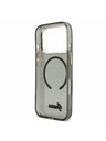 Guess Guess IML Glitter Script Strap MagSafe Hátlap iPhone 17 Pro számára Black