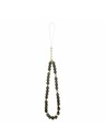 Guess Guess IML Glitter Script Strap MagSafe Hátlap iPhone 17 Pro számára Black
