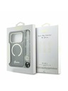 Guess Guess IML Glitter Script Strap MagSafe Hátlap iPhone 17 Pro számára Black