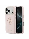 Guess Guess PU Resin Logo Hátoldal iPhone 17 Pro Pink