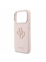 Guess Guess PU Resin Logo Hátoldal iPhone 17 Pro Pink