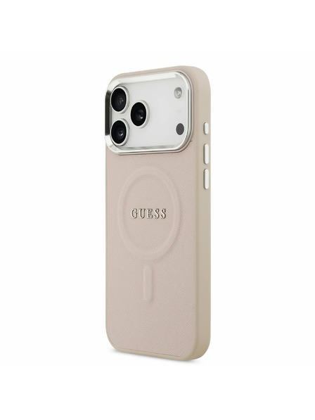 Guess Guess PU Saffiano MagSafe Hátoldal iPhone 17 Pro Pink
