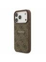 Guess Guess PU Leather 4G Colored Ring MagSafe Hátoldal iPhone 17 Pro Brown