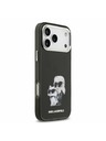 Karl Lagerfeld Karl Lagerfeld IML Aquarelle Karl and Choupette Hátoldal iPhone 17 Pro Black