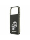 Karl Lagerfeld Karl Lagerfeld IML Aquarelle Karl and Choupette Hátoldal iPhone 17 Pro Black