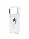 Karl Lagerfeld Karl Lagerfeld IML Choupette Peekaboo MagSafe Hátoldal iPhone 17 Pro Transparent