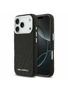 Karl Lagerfeld Karl Lagerfeld Grained PU Repeated Logo MagSafe Hátoldal iPhone 17 Pro Black