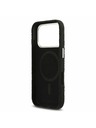 Karl Lagerfeld Karl Lagerfeld Grained PU Repeated Logo MagSafe Hátoldal iPhone 17 Pro Black