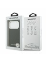 Karl Lagerfeld Karl Lagerfeld Grained PU Repeated Logo MagSafe Hátoldal iPhone 17 Pro Black