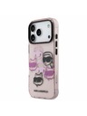 Karl Lagerfeld Karl Lagerfeld IML Multi K&CH Heads Hátoldal iPhone 17 Pro Pink