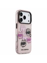 Karl Lagerfeld Karl Lagerfeld IML Multi K&CH Heads Hátoldal iPhone 17 Pro Pink