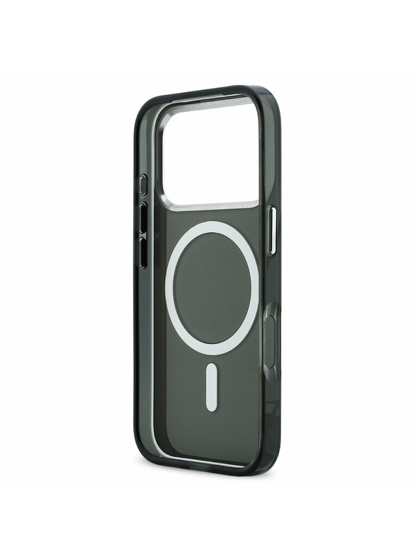 Karl Lagerfeld Karl Lagerfeld IML K&CH Heads Logo MagSafe Hátoldal iPhone 17 Pro Black