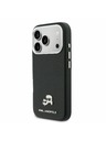 Karl Lagerfeld Karl Lagerfeld PU Karl and Choupette Heads Pins MagSafe Hátoldal iPhone 17 Pro Black