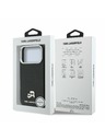 Karl Lagerfeld Karl Lagerfeld PU Karl and Choupette Heads Pins MagSafe Hátoldal iPhone 17 Pro Black