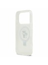 Karl Lagerfeld Karl Lagerfeld Ringstand Karl and Choupette MagSafe Hátoldal iPhone 17 Pro White