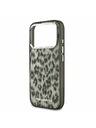 Karl Lagerfeld Karl Lagerfeld IML Leopard MagSafe Hátoldal iPhone 17 Pro Brown