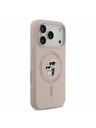 Karl Lagerfeld Karl Lagerfeld Liquid Silicone Karl and Choupette MagSafe Hátoldal iPhone 17 Pro Pink