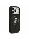 Karl Lagerfeld Karl Lagerfeld Liquid Silicone Karl and Choupette MagSafe Hátoldal iPhone 17 Pro Black
