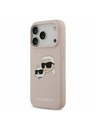 Karl Lagerfeld Karl Lagerfeld Liquid Silicone Double Heads MagSafe Hátlap iPhone 17 Pro-hoz Pink