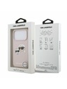 Karl Lagerfeld Karl Lagerfeld Liquid Silicone Double Heads MagSafe Hátlap iPhone 17 Pro-hoz Pink