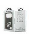 Karl Lagerfeld Karl Lagerfeld Liquid Silicone K&CH Sketch MagSafe Hátlap iPhone 17 Pro-hoz Black