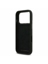 Karl Lagerfeld Karl Lagerfeld Liquid Silicone Metal Ikonik Hátlap iPhone 17 Pro-hoz Black