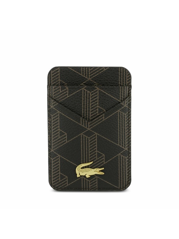 Lacoste Lacoste PVC Blend MagSafe Hátlap + Pénztárca iPhone 17 Pro-hoz Brown