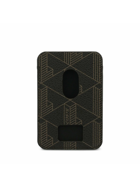 Lacoste Lacoste PVC Blend MagSafe Hátlap + Pénztárca iPhone 17 Pro-hoz Brown