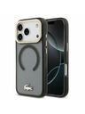 Lacoste Lacoste PC/TPU Frosted Finish Gold Logo MagSafe Hátlap iPhone 17 Pro-hoz Black