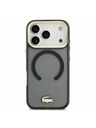 Lacoste Lacoste PC/TPU Frosted Finish Gold Logo MagSafe Hátlap iPhone 17 Pro-hoz Black