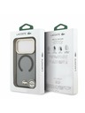 Lacoste Lacoste PC/TPU Frosted Finish Gold Logo MagSafe Hátlap iPhone 17 Pro-hoz Black