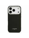 Lacoste Lacoste PU Leather Champs Elysees MagSafe Hátlap iPhone 17 Pro-hoz Black