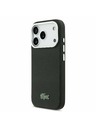 Lacoste Lacoste PVC Iconic Petit Pique Metal Logo MagSafe Hátlap iPhone 17 Pro-hoz Black