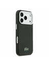Lacoste Lacoste PVC Iconic Petit Pique Metal Logo MagSafe Hátlap iPhone 17 Pro-hoz Black