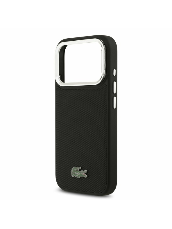 Lacoste Lacoste Iconic Petit Pique Camera Stand MagSafe Hátlap iPhone 17 Pro-hoz Black